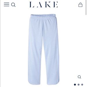LAKE Pajamas Pima Long Pants in Hydrangea